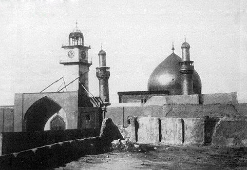 Old_photo_of_the_Amiralmomenin_shrine